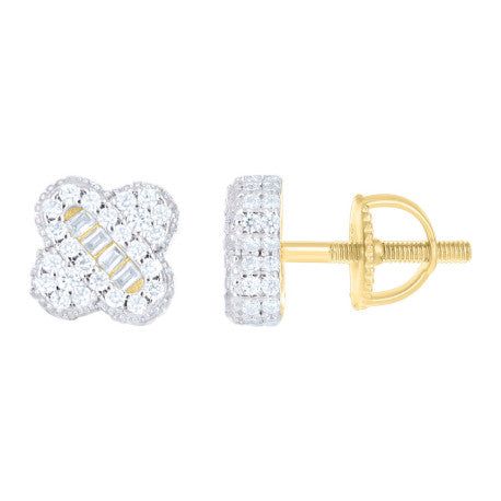 925 Sterling Silver Moissanite Earring
