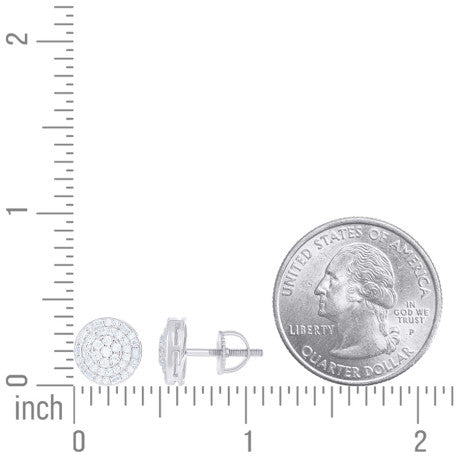 925 Sterling Silver Moissanite Earring