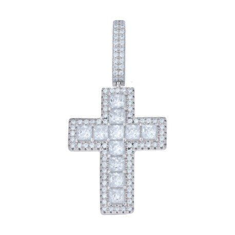 925 Sterling Silver Moissanite Pendant