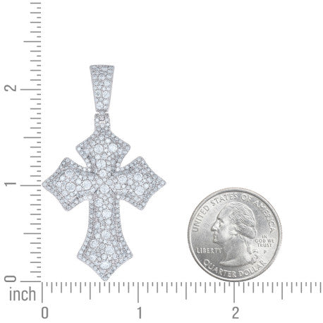 925 Sterling Silver Moissanite Pendant