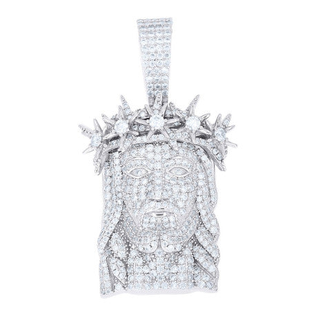 925 Sterling Silver Moissanite Pendant