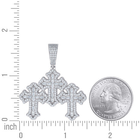 925 Sterling Silver Moissanite Pendant