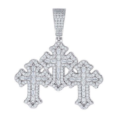 925 Sterling Silver Moissanite Pendant