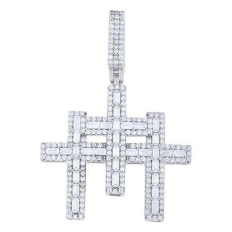 925 Sterling Silver Moissanite Pendant