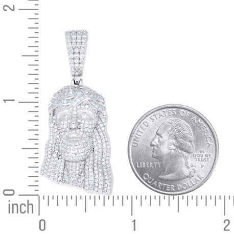925 Sterling Silver Moissanite Pendant