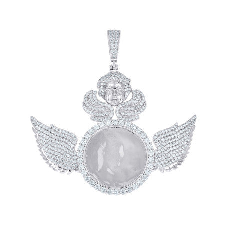 925 Sterling Silver Moissanite Pendant