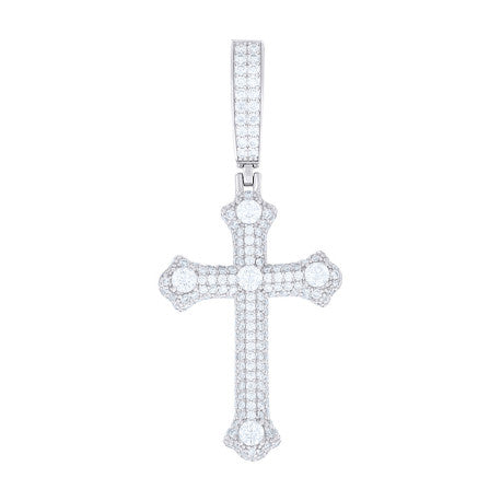 925 Sterling Silver Moissanite Pendant