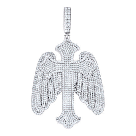 925 Sterling Silver Moissanite Pendant