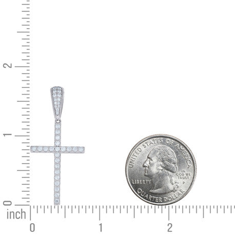 925 Sterling Silver Moissanite Pendant