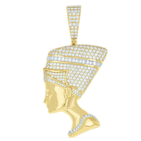 925 Sterling Silver Moissanite Pendant