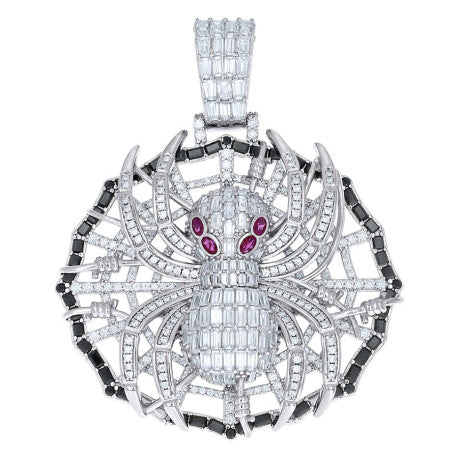 925 Sterling Silver Moissanite Pendant