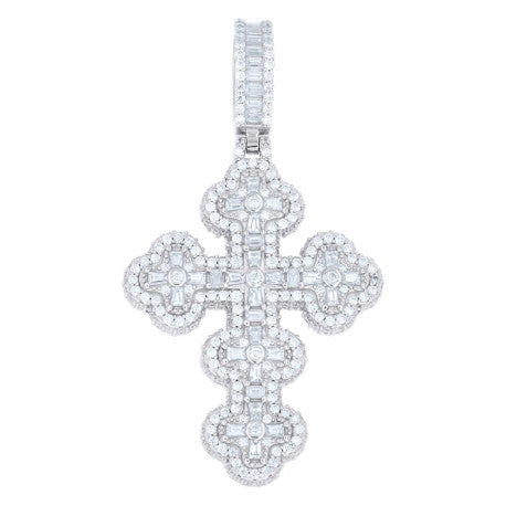 925 Sterling Silver Moissanite Pendant