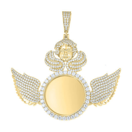 925 Sterling Silver Moissanite Pendant