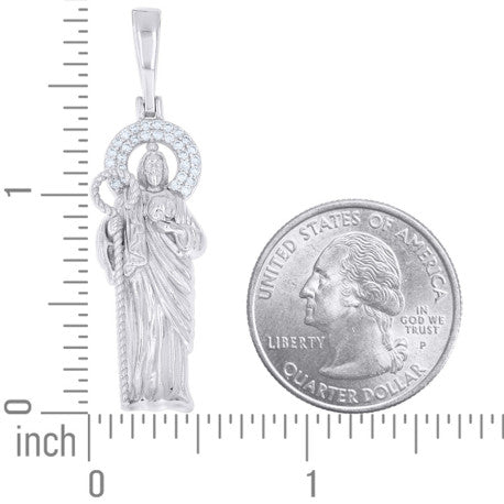 925 Sterling Silver Moissanite Pendant