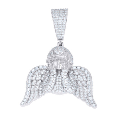 925 Sterling Silver Moissanite Pendant