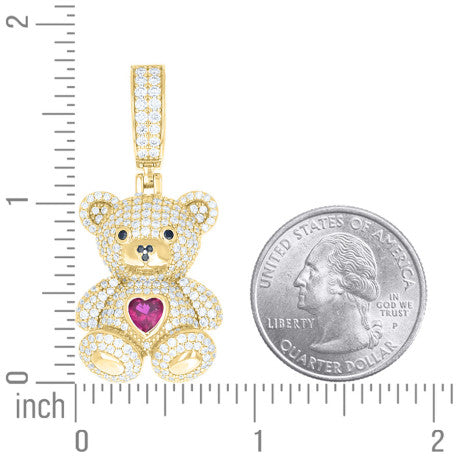 925 Sterling Silver Moissanite Pendant