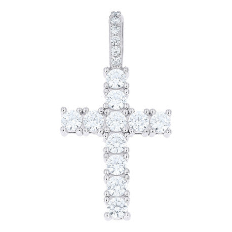 925 Sterling Silver Moissanite Pendant