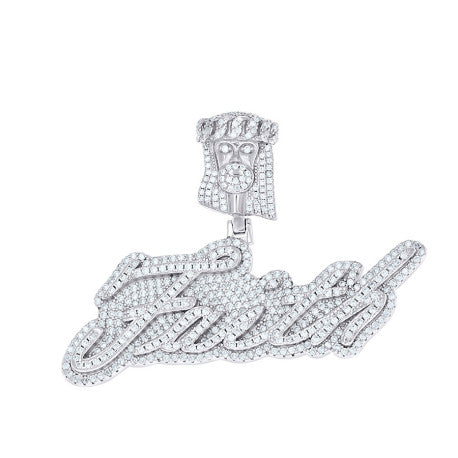 925 Sterling Silver Moissanite Pendant
