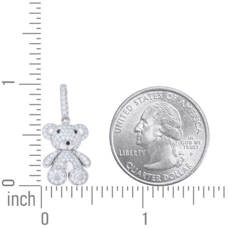 925 Sterling Silver Moissanite Pendant