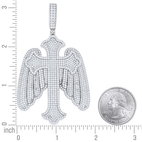 925 Sterling Silver Moissanite Pendant