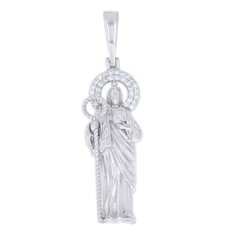 925 Sterling Silver Moissanite Pendant