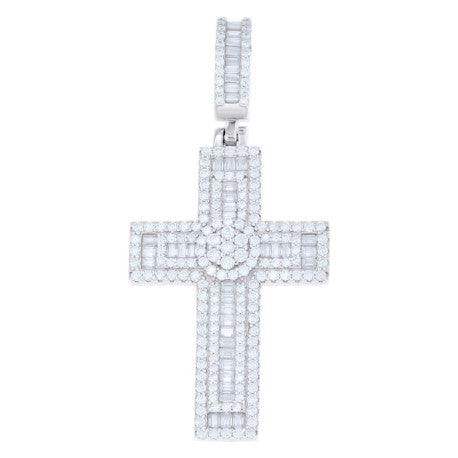 925 Sterling Silver Moissanite Pendant