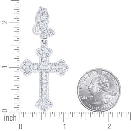 925 Sterling Silver Moissanite Pendant