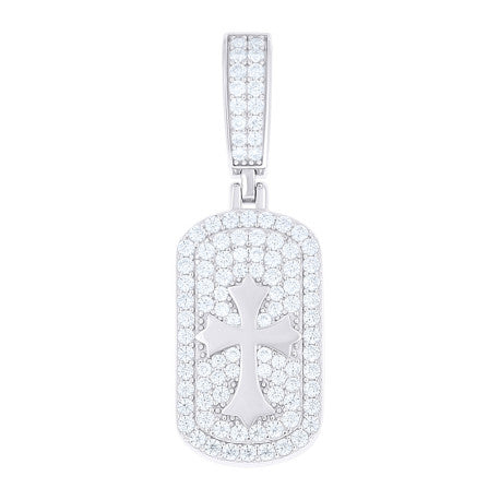 925 Sterling Silver Moissanite Pendant