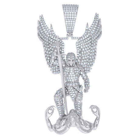 925 Sterling Silver Moissanite Pendant