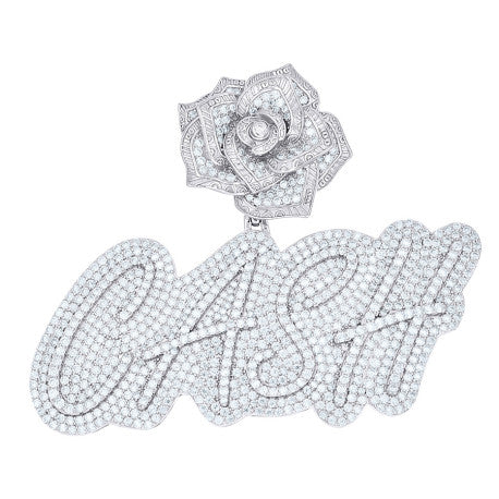 925 Sterling Silver Moissanite Pendant