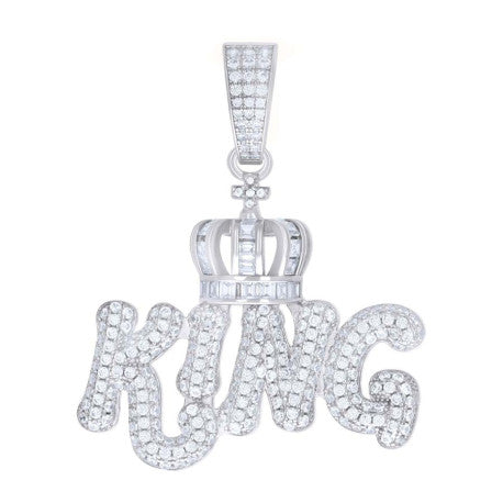 925 Sterling Silver Moissanite Pendant