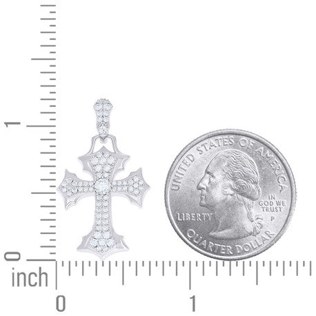 925 Sterling Silver Moissanite Pendant