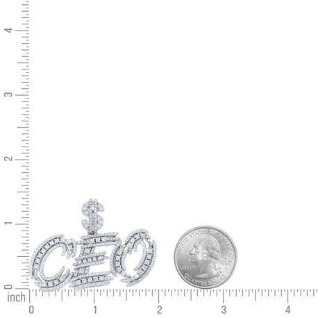 925 Sterling Silver Moissanite Pendant