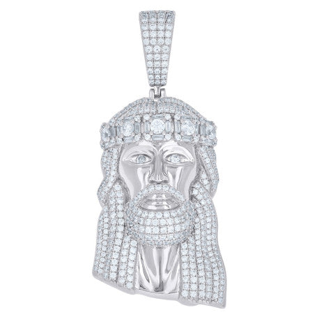 925 Sterling Silver Moissanite Pendant