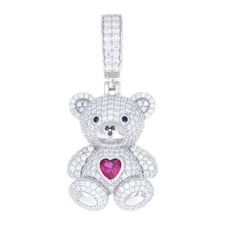 925 Sterling Silver Moissanite Pendant