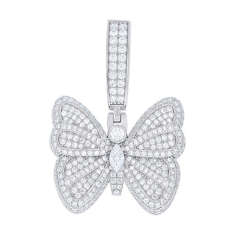 925 Sterling Silver Moissanite Pendant