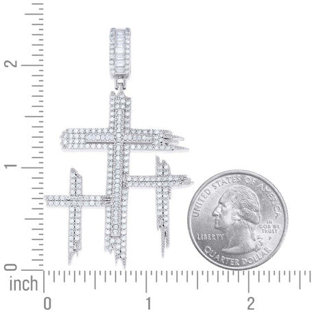 925 Sterling Silver Moissanite Pendant