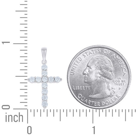 925 Sterling Silver Moissanite Pendant