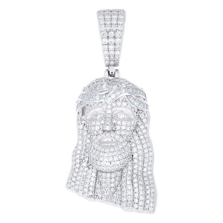925 Sterling Silver Moissanite Pendant