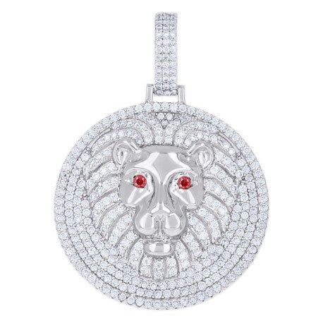 925 Sterling Silver Moissanite Pendant