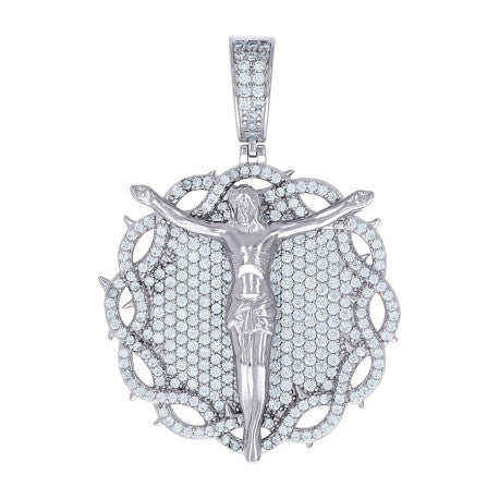 925 Sterling Silver Moissanite Pendant