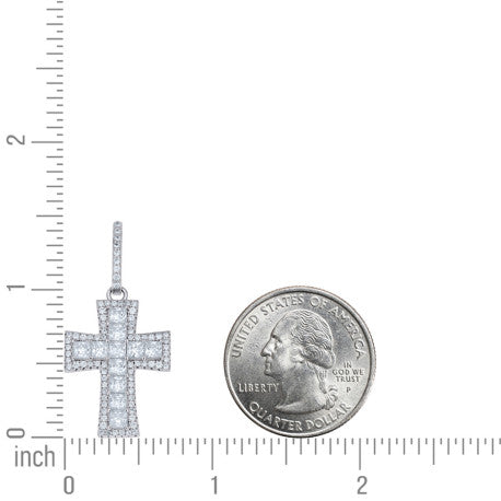 925 Sterling Silver Moissanite Pendant