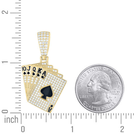 925 Sterling Silver Moissanite Pendant