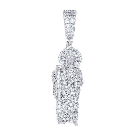 925 Sterling Silver Moissanite Pendant