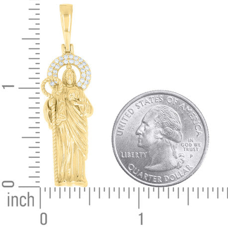 925 Sterling Silver Moissanite Pendant