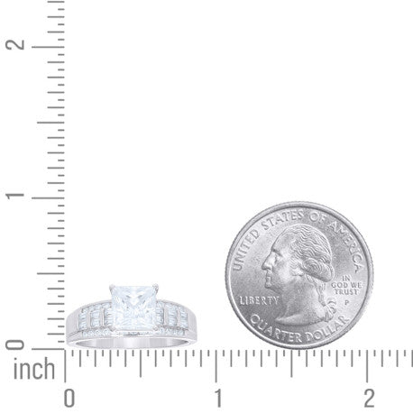 925 Sterling Silver Moissanite Ring