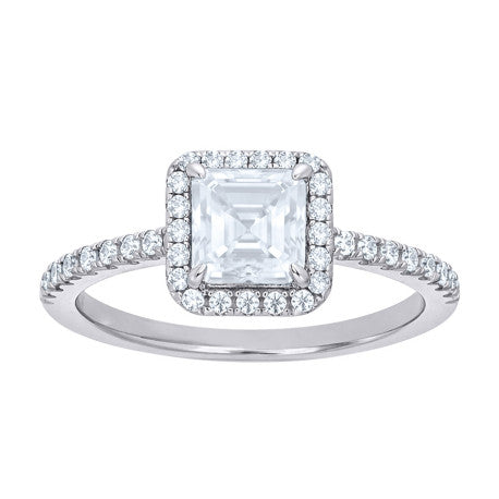 925 Sterling Silver Moissanite Ring S5-S9