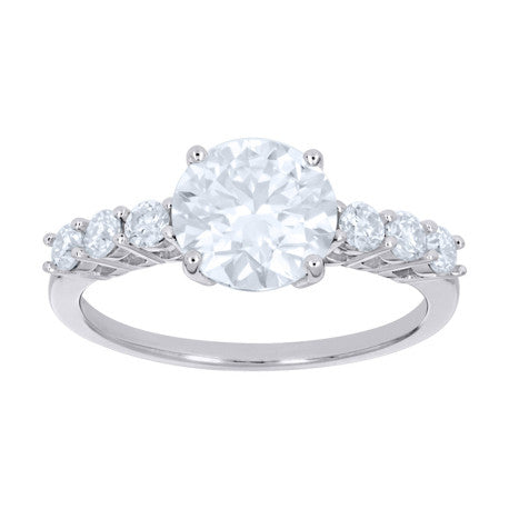 925 Sterling Silver Moissanite Ring S6-S11