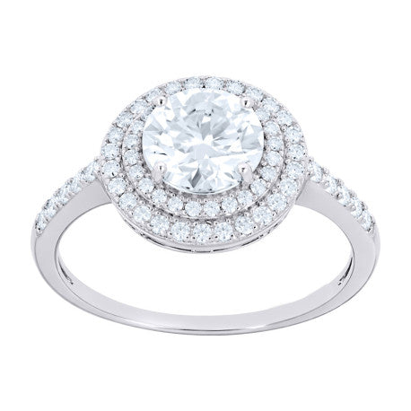 925 Sterling Silver Moissanite Ring S6-S11
