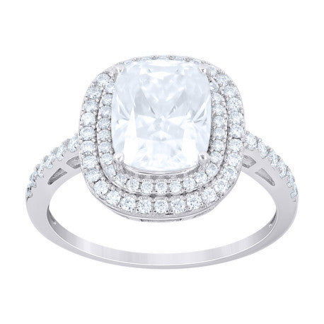 925 Sterling Silver Moissanite Ring S6-S11